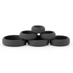 Renegade Lot de 6 cockrings silicone